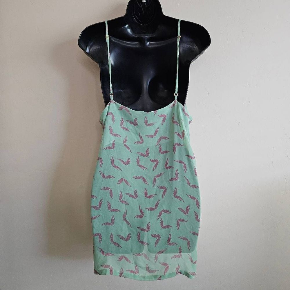 Show Me Your MuMu Sheer Bird Print Tank Top - Picture 5 of 8